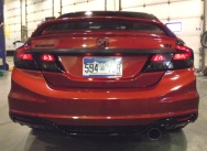 Civic Si-16-Mons-Rear Exterior-Lights On